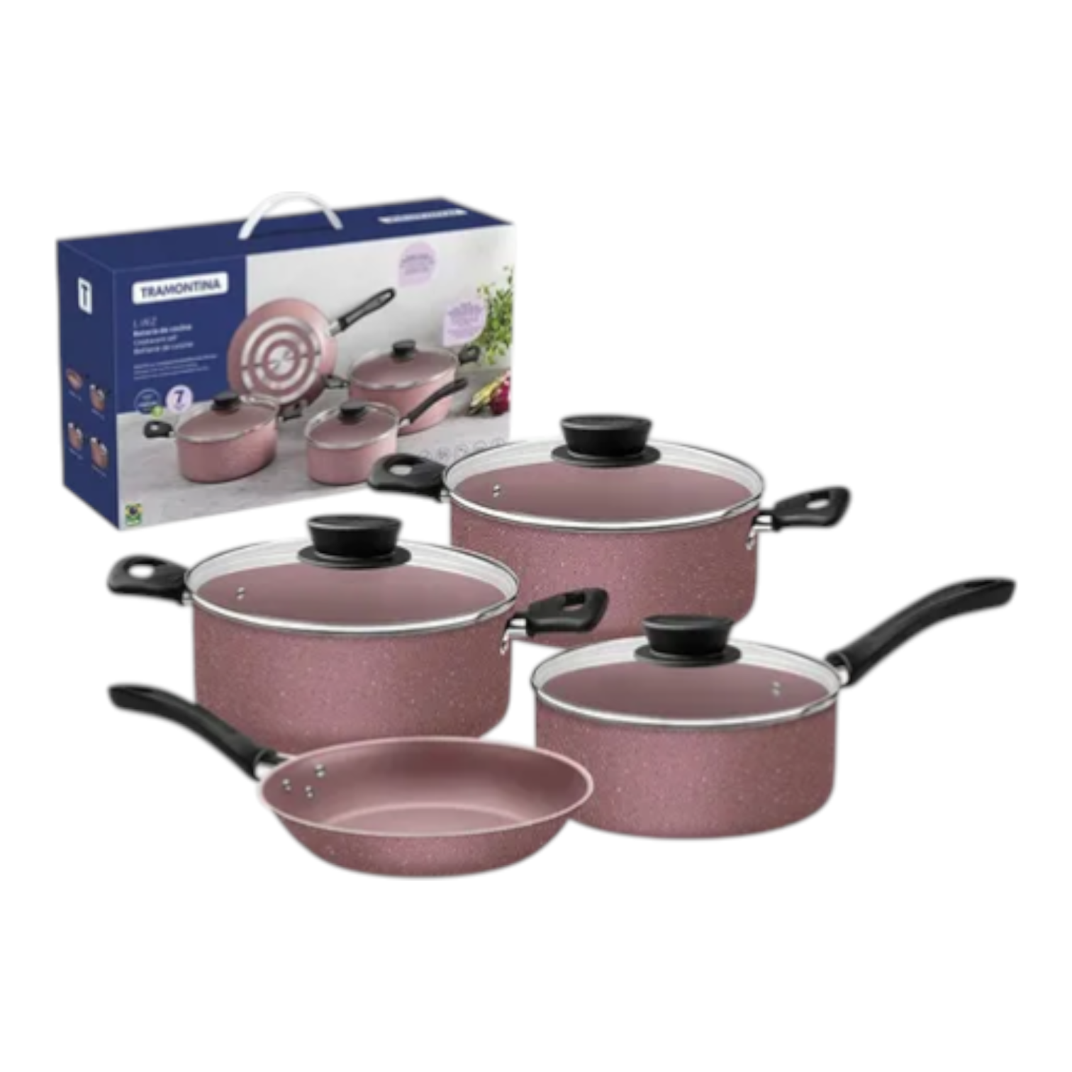 Juego De Bateria De Cocina 7 Pcs Tramontina